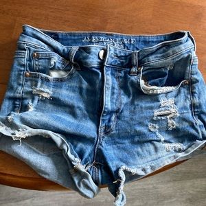 American Eagle Super stretch Hi- rise shorties